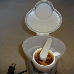 続けて何杯でもお代わり！お独り身様向けワンカップコーヒーメーカー、取扱説明書付きの画像