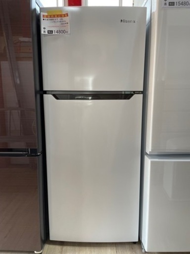 【中古】冷凍冷蔵庫2ドア 120L Hisense HR-B12c/2020年製