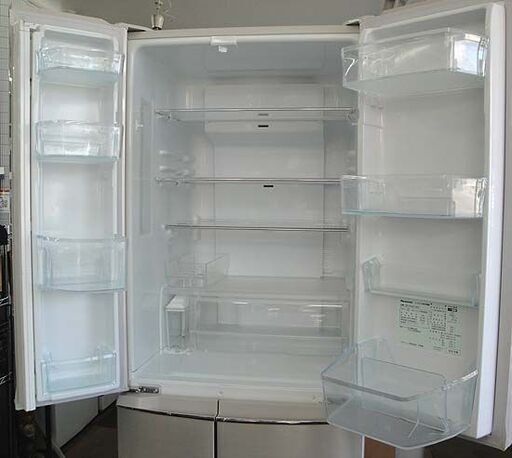 ☆ 6ドア 冷蔵庫 426L 2012年製 パナソニック NR-F436T-N 自動製氷 400Lクラス シャンパンカラー フレンチド