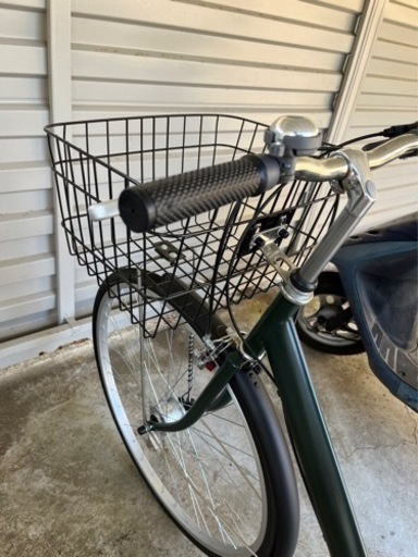 自転車 27インチ 一度だけ使用したほぼ新品 ママチャリ