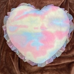 マイメロ　1番くじ　ハート型クッションの画像