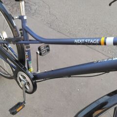 27インチ 🚲 中古 自転車 13800円 🔄6段切替 🔑 鍵 💡オートライト付 新規防犯登録料コミ 622の画像