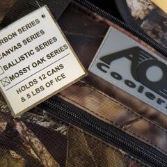 AO COOLERS 12PACK MOSSY OAK
エーオークーラーズ 12　保冷バッグ　ソフトクーラの画像