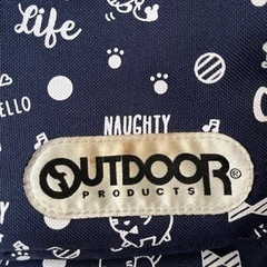 outdoor 女の子用　猫柄リュックの画像