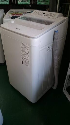 Amazon.co.jp: パナソニック 7kg 全自動洗濯機 泡洗浄 ホワイト