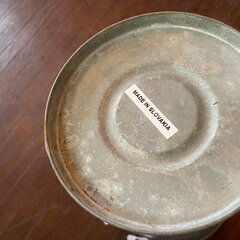 アンティーク/ブリキ花桶/花入れ/フラワーポット/バケツの画像