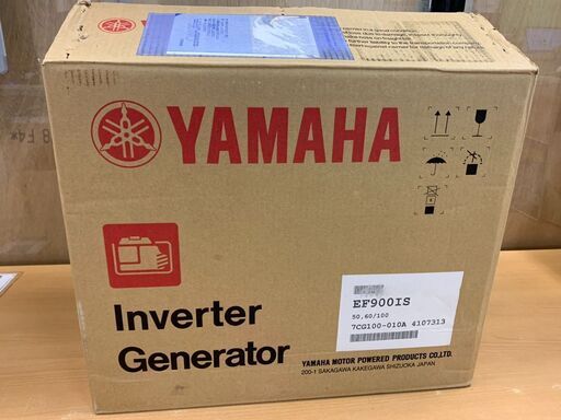 モノマニア四日市】【引取限定】未使用  ヤマハ　YAMAHA インバータ　　発電機　EF900IS　