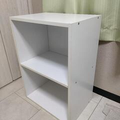 カラーボックスホワイト２段