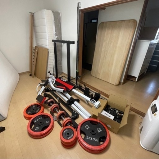 【美品‼️】総額165,000円♪ アイロテック マルチステーションラック ダンベル/バーベル140kg 筋トレ