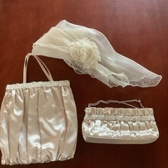 ドレススター　結婚式、パーティーバッグ✨ ストール  プールヴー