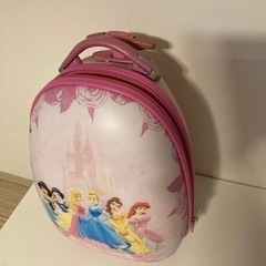 【更に値下げしました】ディズニープリンセス　子供用　キャリーバッグの画像