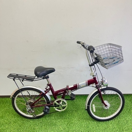 E02Vintage CASUAL FOLDING BIKE  折りたたみ自転車 20インチ レッド