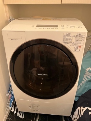 東芝ザブーン洗濯槽マジックドラム　洗濯乾燥機11K　TW-117V3