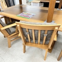 Nトウキョウ ベンチダイニング 4点セット 回転chair