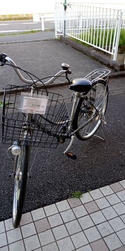 ★ジモティ割あり★  軽快車 26インチ グレー クリーニング済み SJ1796