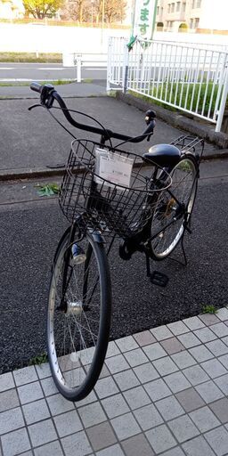 ★ジモティ割あり★  軽快車 27インチ 黒 クリーニング済み SJ1797