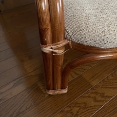 【決まりました】籐座椅子　ラタン椅子の画像