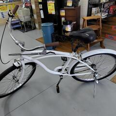 J032★使用感有り★ビーチクルーザー自転車★21technol...