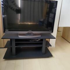【週末限定価格】▼テレビ台付【40インチ】SHARP LC-40DX3 AQUOS Blu-ray Discレコーダー内蔵 フルハイビジョン液晶TV  の画像