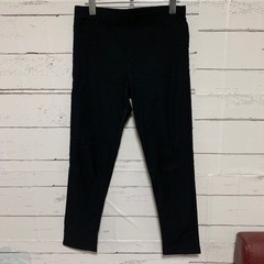 ブラック　ストレッチスキニーパンツ　LL