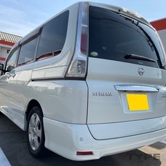 月々1.1万円〜分割払い可❗️車検2年付き！大人気☆ニッサン セレナハイウェイスター☆純正HDDナビ付き☆走行中DVD見れます☆ETC付き☆バックカメラ付き☆ウィンカーミラー☆片側電動スライドドア付き☆ドライブレコーダー付きのフル装備☆車内広々三列シート‼️の画像