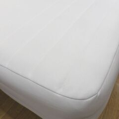 無印良品 脚付きマットレスベッド シングルベッド  98×198㎝ スチールフレーム 20㎝脚 高密度ポケットコイル MUJI　西岡店の画像