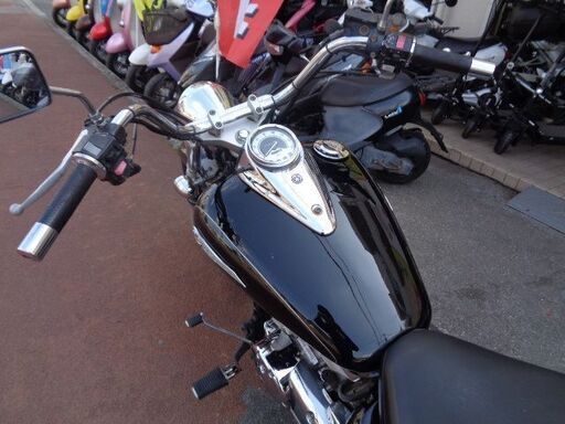 NO.4655　ドラッグスター２５０　空冷Ｖツイン２５０ｃｃ　アメリカン　ブラック　☆彡
