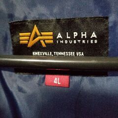 ALPHA ジャンパー アウター4L の画像