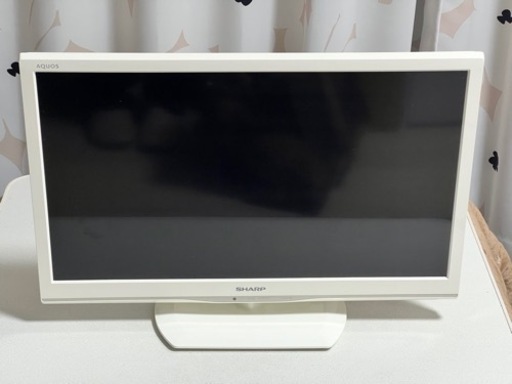 【値下げ】SHARP AQUOS LC-24K20 液晶テレビ ホワイト 2015年製