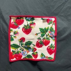 FEILER いちご柄ハンドタオルの画像