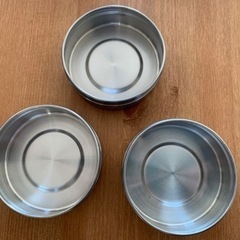 【予約済】IKEAグルンドタール　ステンレススチール小物入れ10cm