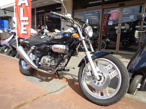 NO.4658　マグナ５０ （ＭＡＧＮＡ）　４サイクル　クラッチ付き４速ミッション　ブラック　☆彡