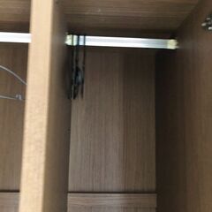 Y2 　ワードローブ　クローゼット イケア  ニトリ　ダークブラウン ウッド 中古品 　手渡し の画像