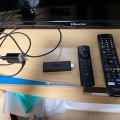 Hisense 32インチ　液晶テレビ　Amazon fire stick付きの画像