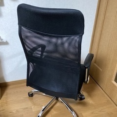 ニトリ ワークチェア（インバネスU MC BK)の画像