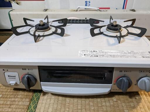 【受け渡し予定者決定キャンセルまちとなります】ガスコンロ（リンナイ）都市ガス