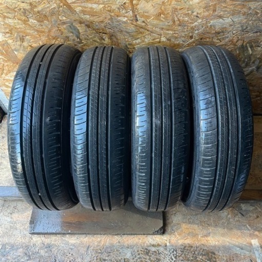 バリ山　DUNLOP ダンロップ　ENASAVE EC300＋　165/65R14 夏タイヤ　2021年製　14インチ