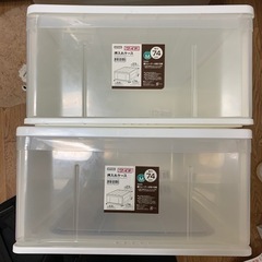 【お話中】ニトリ 押入れケース ワイド M 奥行74 2つ