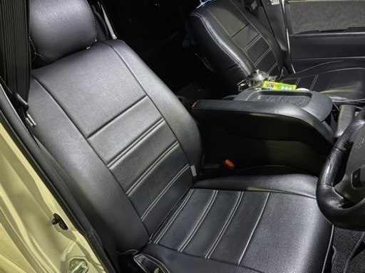 ハイエース ワイド ミドルルーフ 純正シート左右　FLEX製肘置き　レール付き