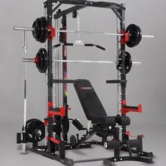 マルチスミスマシン　中古美品　ホームジム　トレーニング　マシン　...