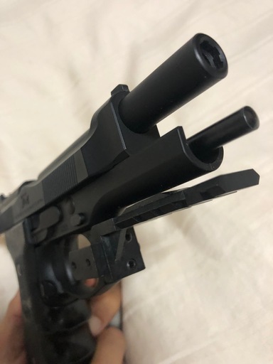 ガスガン★東京マルイ ベレッタ タクティカル・マスター★レール付き　※使用感少ない