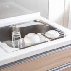 ニトリ　水切りラック&シンクスライドラックの画像