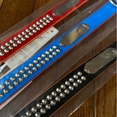 ペット　首輪　本革　各種の画像