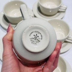 Homer Laughlin china co.カップ&ソーサーの画像