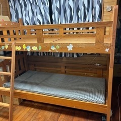 2段ベット　木製　取引中の画像