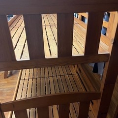 2段ベット　木製　取引中の画像