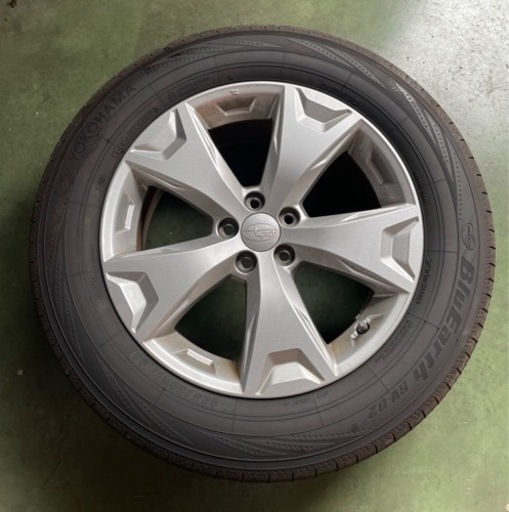 4本 スバル純正ホイール ＋ サマータイヤ 225/60R17