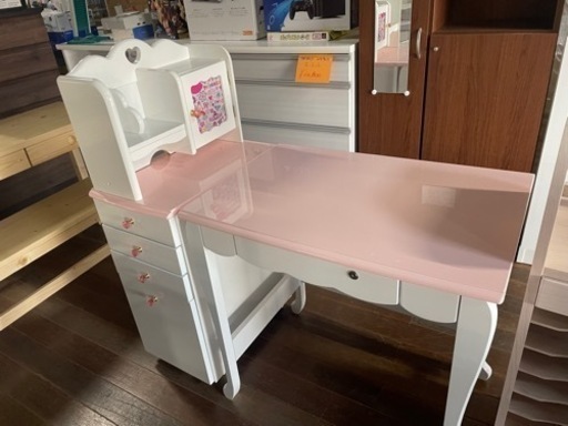 女の子にオススメ！学習デスク！6万円ヲ24,800円