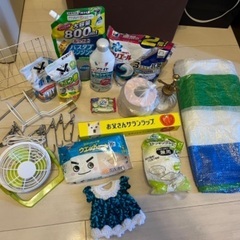 3/30 【お値下げ】夕方以降限定　洗濯セット　バスタオル　ハンガー　洗剤類の画像