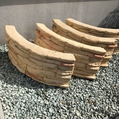 ガーデン　ブロック　レンガ　4個セット